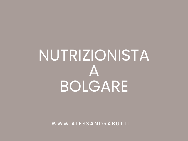 Nutrizionista a Bolgare