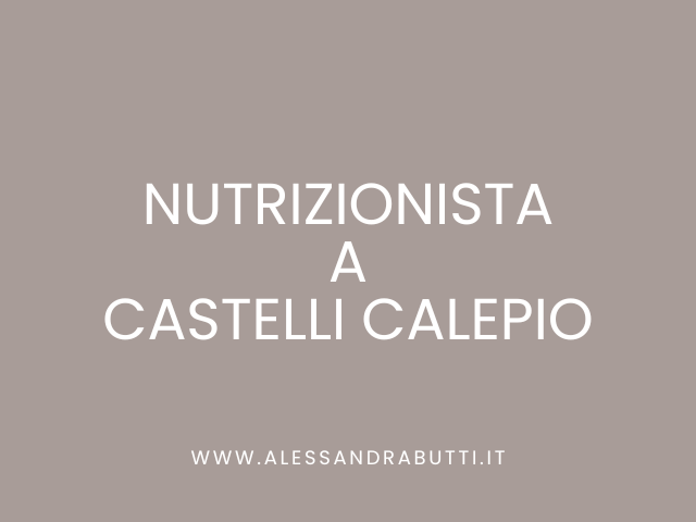 Nutrizionista a Castelli Calepio