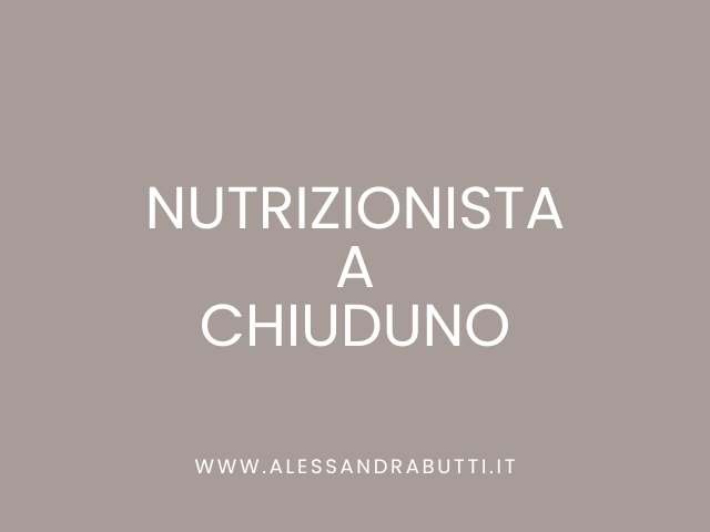 Nutrizionista a Chiuduno