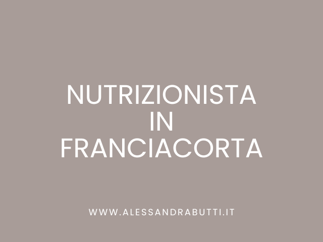 Nutrizionista in Franciacorta