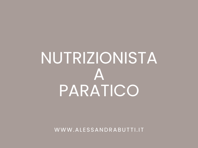 Nutrizionista a Paratico