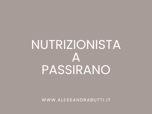 Nutrizionista a Passirano