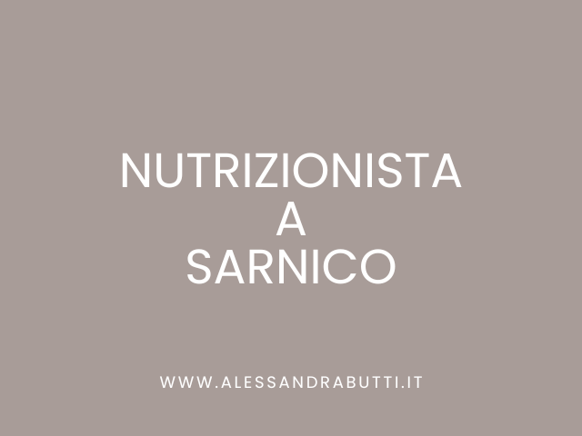 Nutrizionista a Sarnico